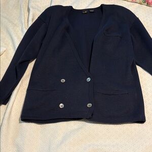 Vintage wool blend cardigan medium